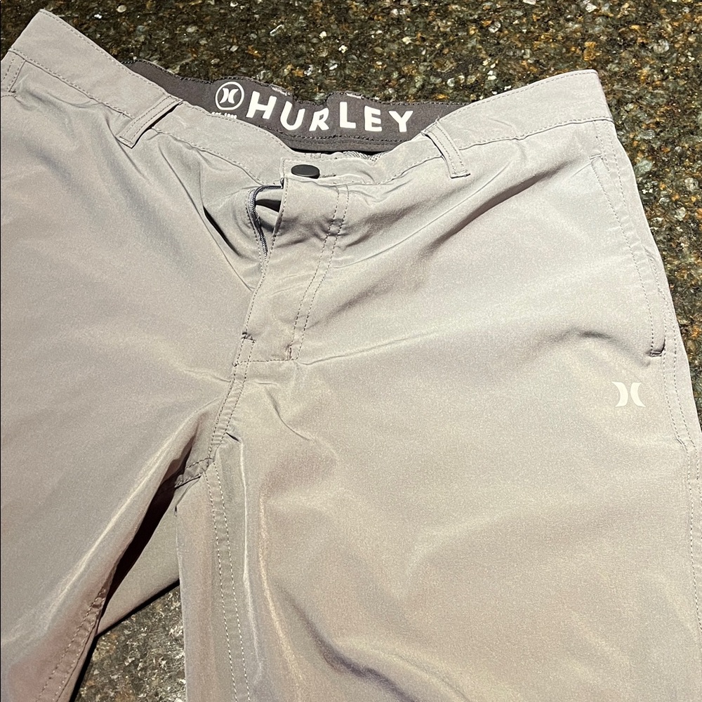 New. Hurley gray mens shorts. 34